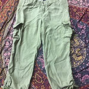 Gap Maternity Cargo pants military fatigue size 8